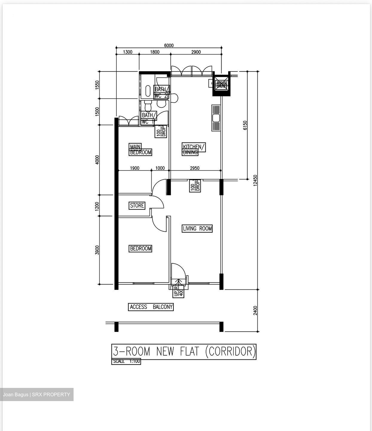 Blk 23 MARSILING DRIVE (Woodlands), HDB 3 Rooms #585112891
